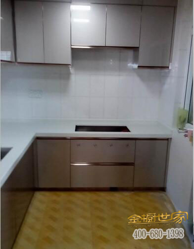 小廚房櫥柜效果圖，濃縮是精華